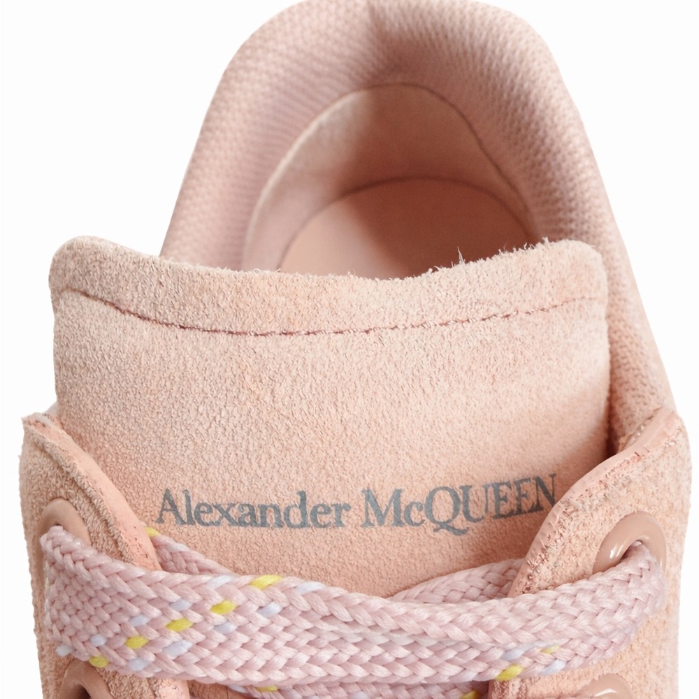 Alexander McQueen Blush Suede Oversized Sneakers – Made in Italy Sz 38 - Picture 8 of 12